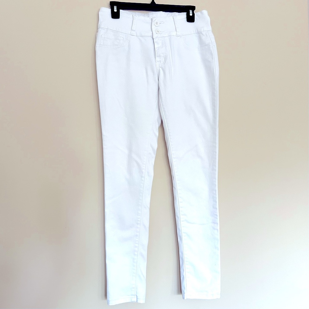 SAZA Jeans Women’s White Skinny Jeans